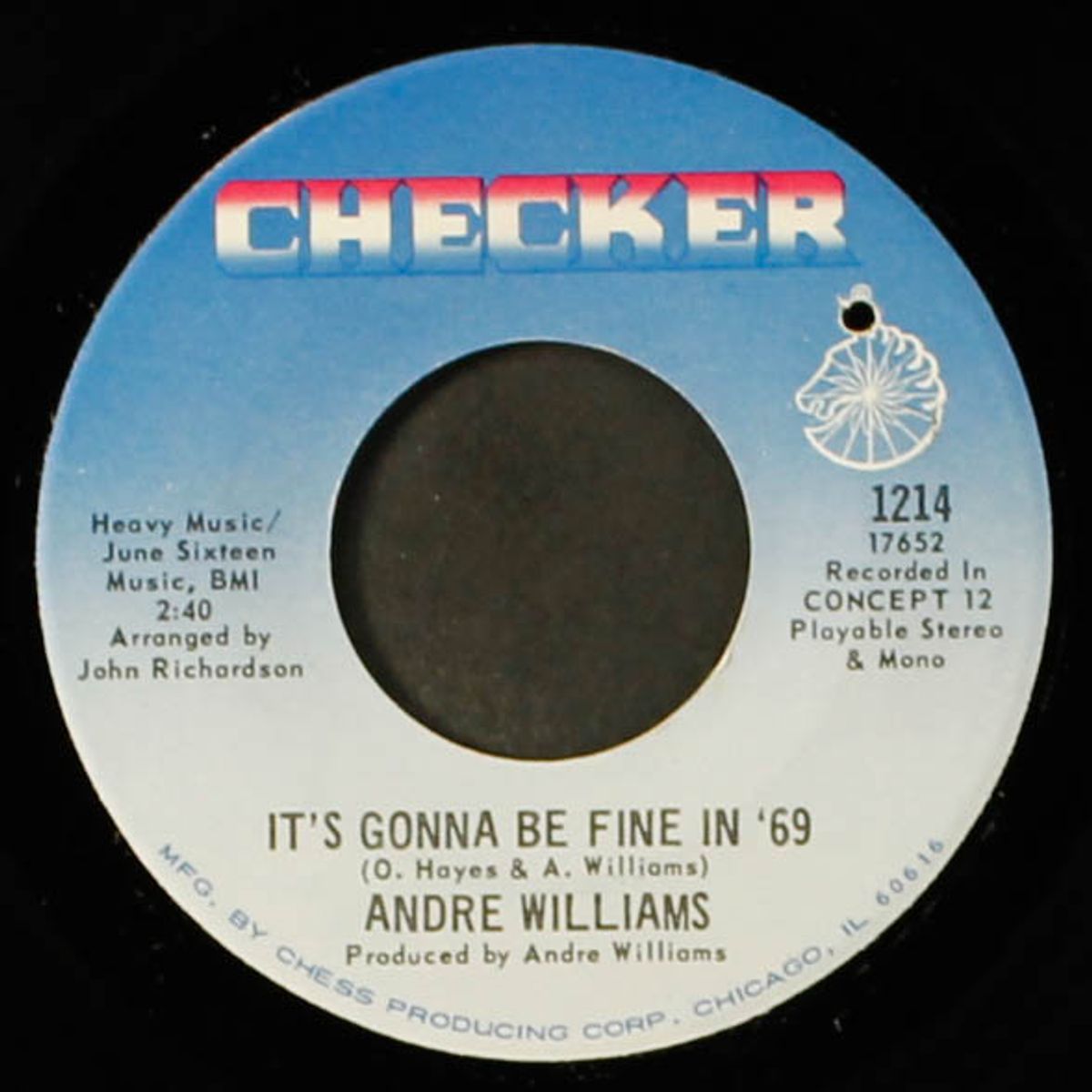 do the popcorn / it's gonna be fine in '69 by ANDRE WILLIAMS