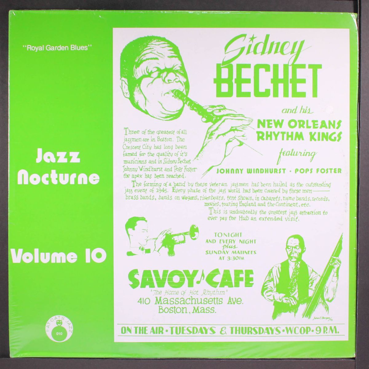 royal garden blues; jazz nocturne, vol. 10 by SIDNEY BECHET