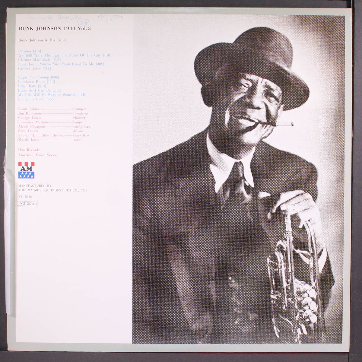 1944, vol. 3 by BUNK JOHNSON