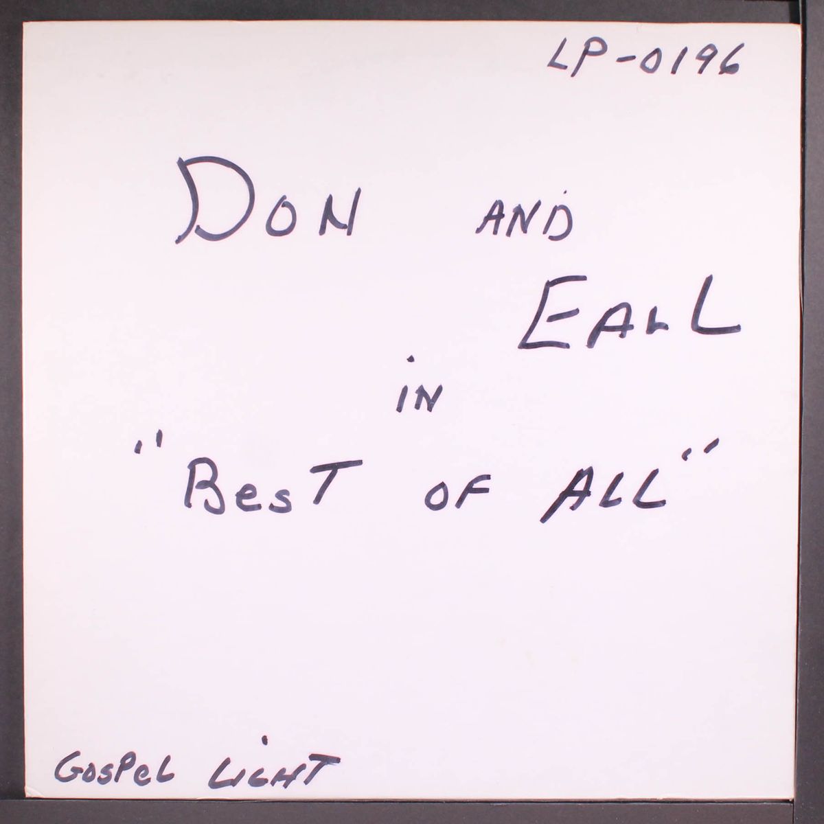 best of all by DON & EARL