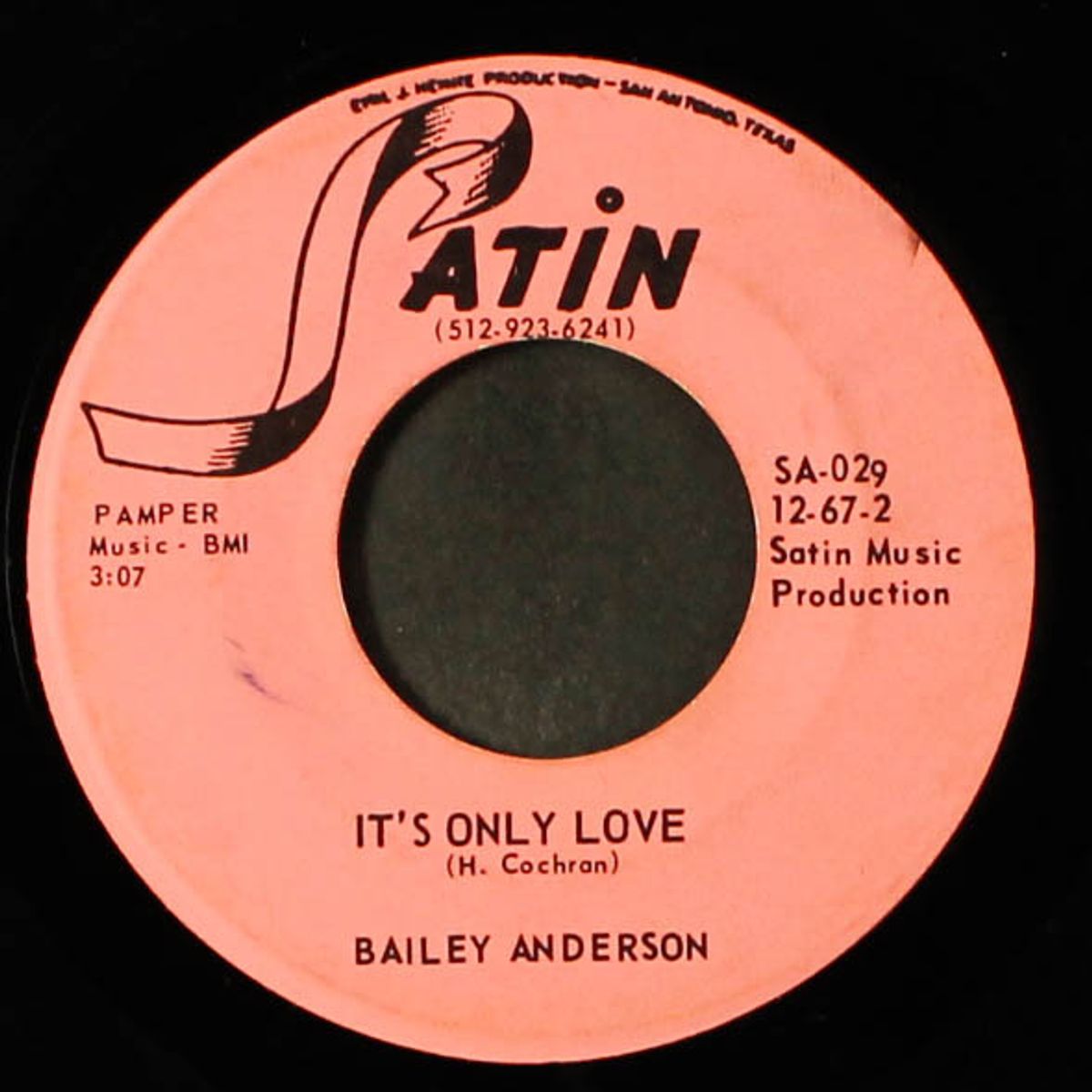 streets of baltimore / it's only love by BAILEY ANDERSON