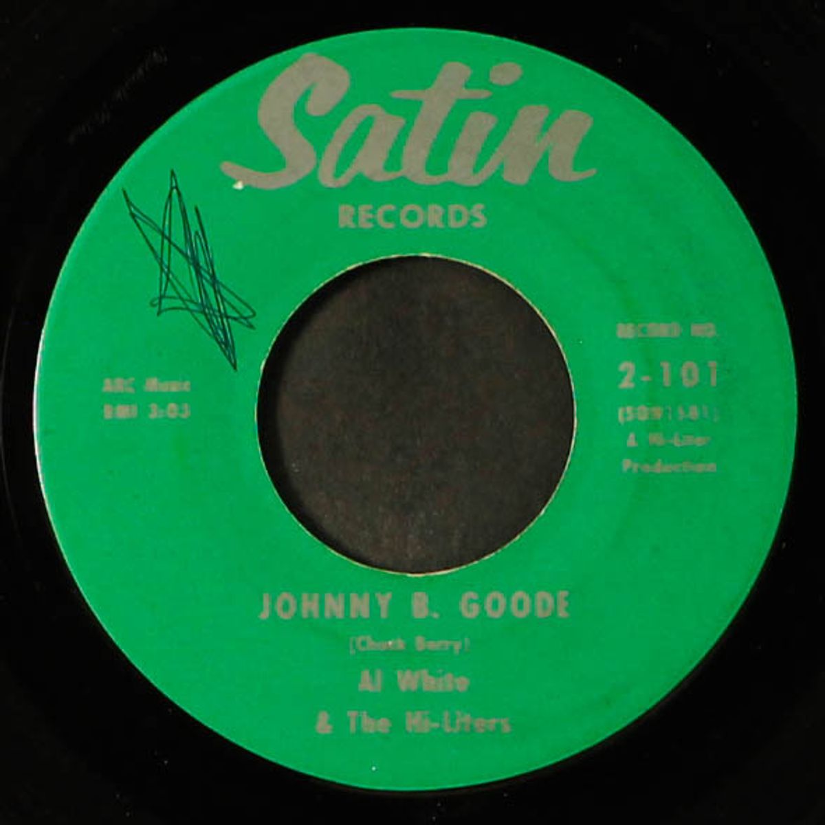 johnny b. goode / let the guitar roll by AL WHITE & HI-LITERS