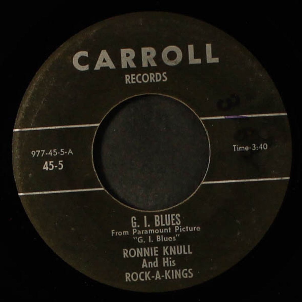 cry baby / g.i. blues by RONNIE KNULL & ROCK-A-KINGS