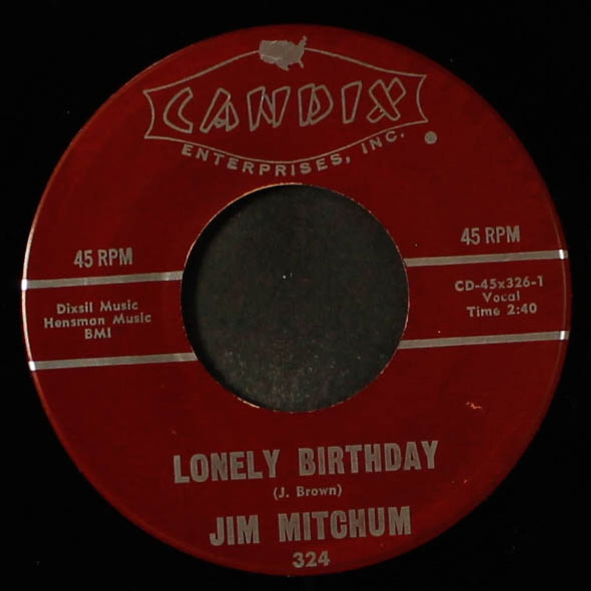 lonely birthday / oh, what a wonderful feeling by JIM MITCHUM