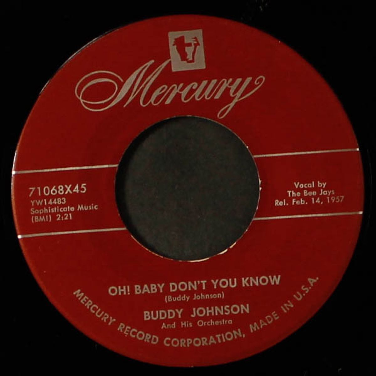 rock on! / oh! baby don't you know by BUDDY JOHNSON