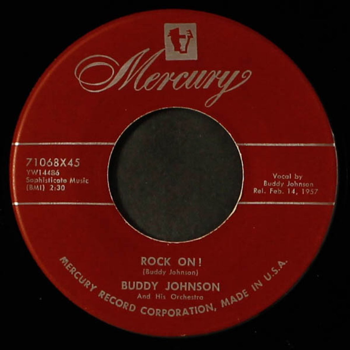 rock on! / oh! baby don't you know by BUDDY JOHNSON