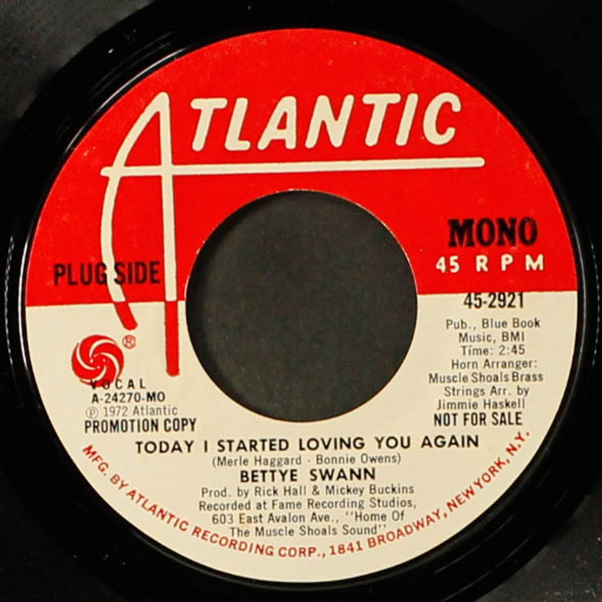 today i started loving you again by BETTYE SWANN