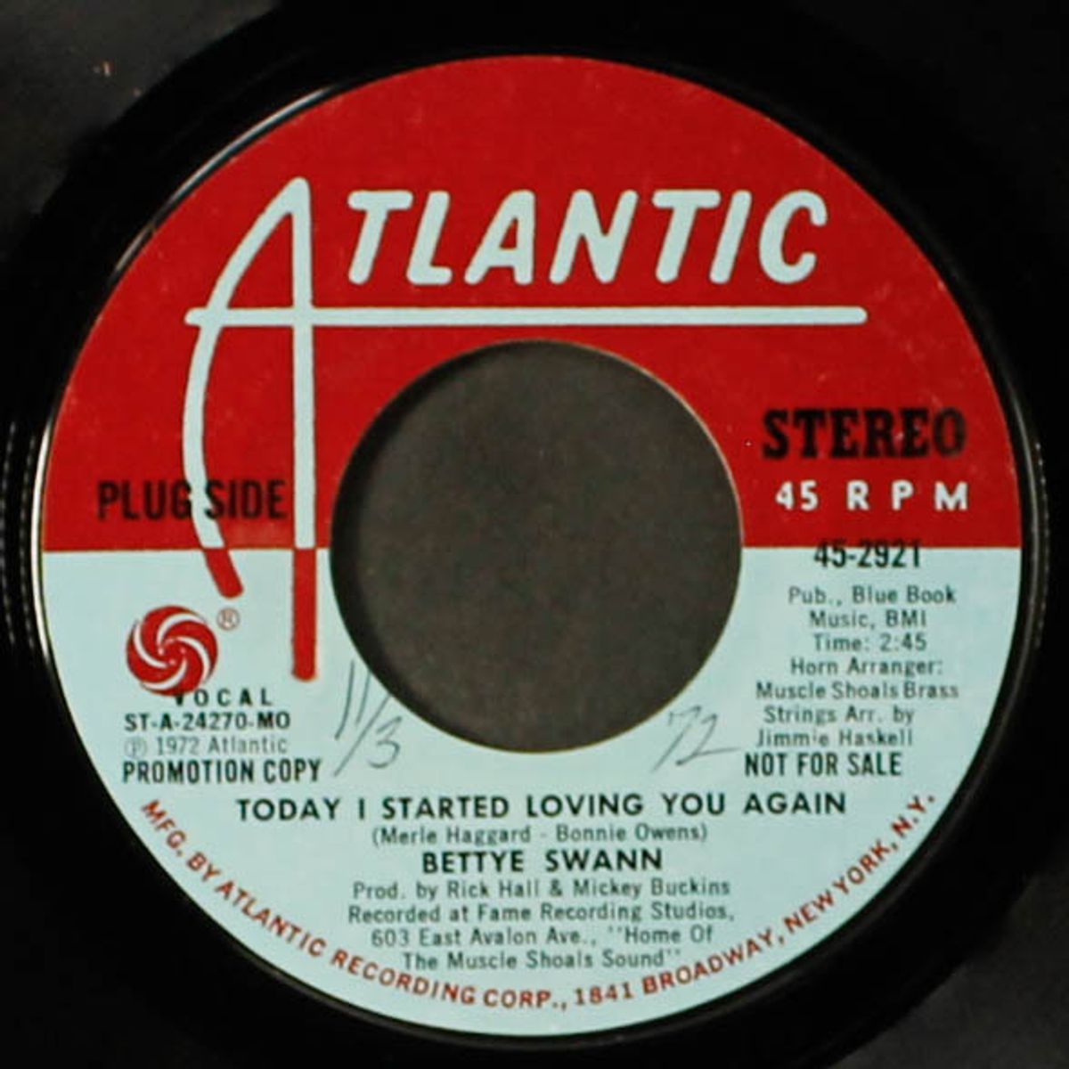 today i started loving you again by BETTYE SWANN