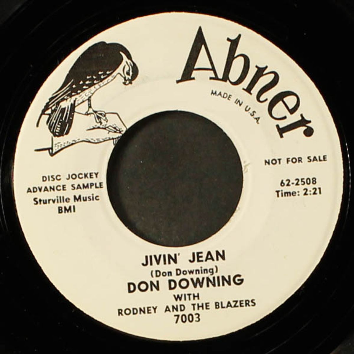 jivin' jean / a bird in the hand by DON DOWNING
