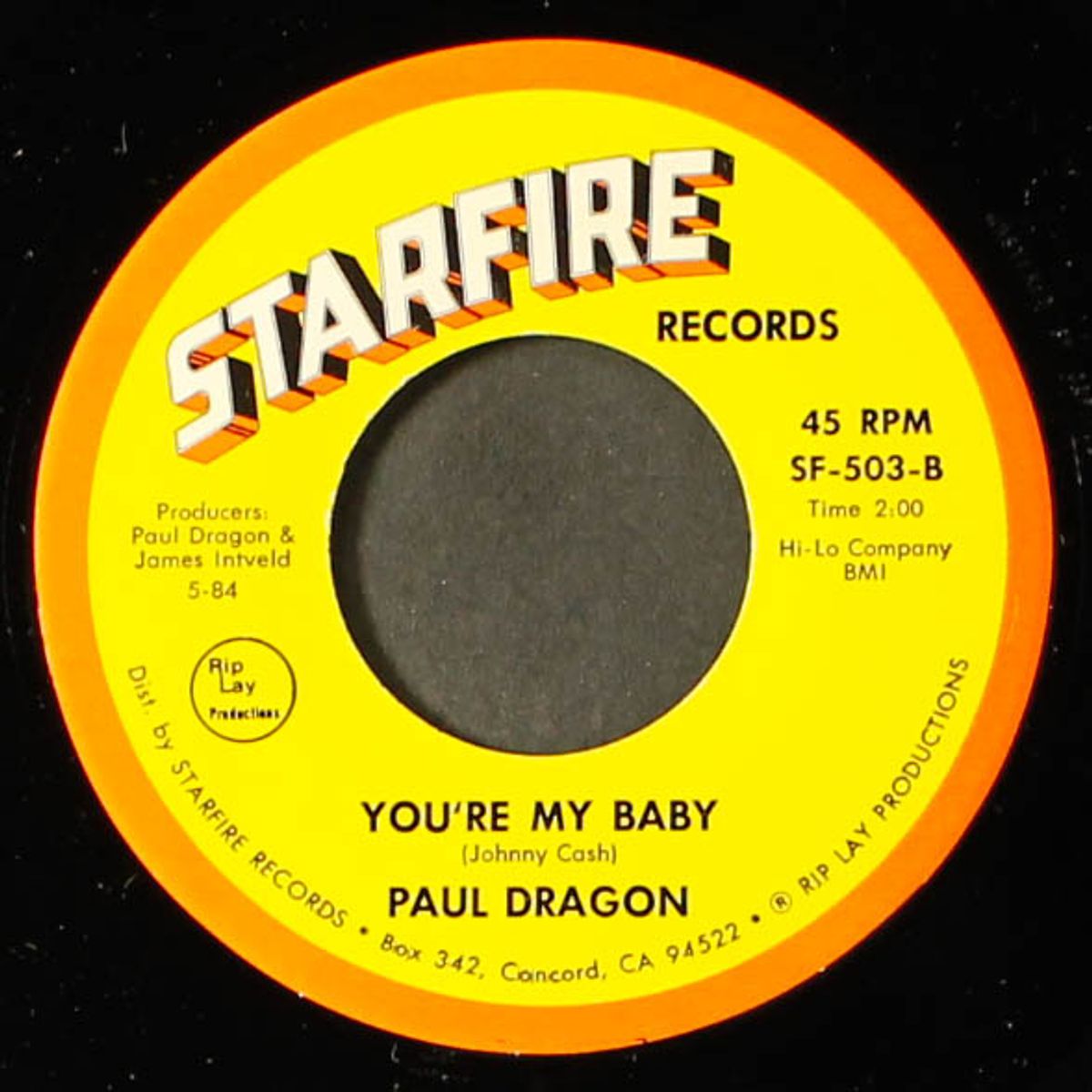 my heart is achin' for you / you're my baby by PAUL DRAGON