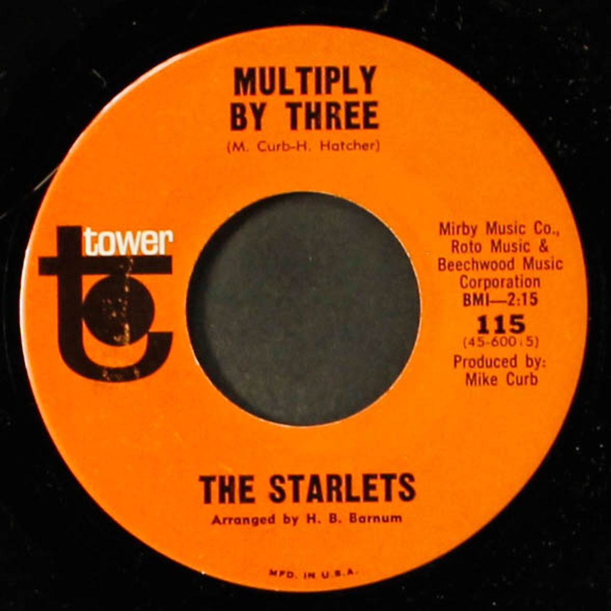 you won't even know her name / multiply by three by STARLETS