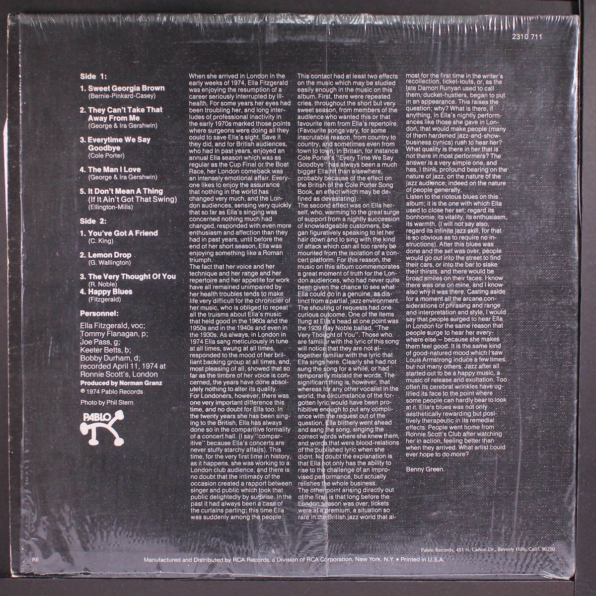 ella in london by ELLA FITZGERALD