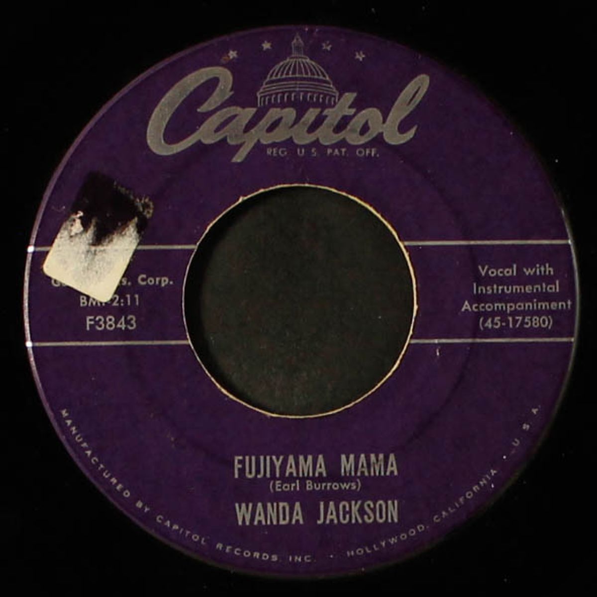 fujiyama mama / no wedding bells for you by WANDA JACKSON