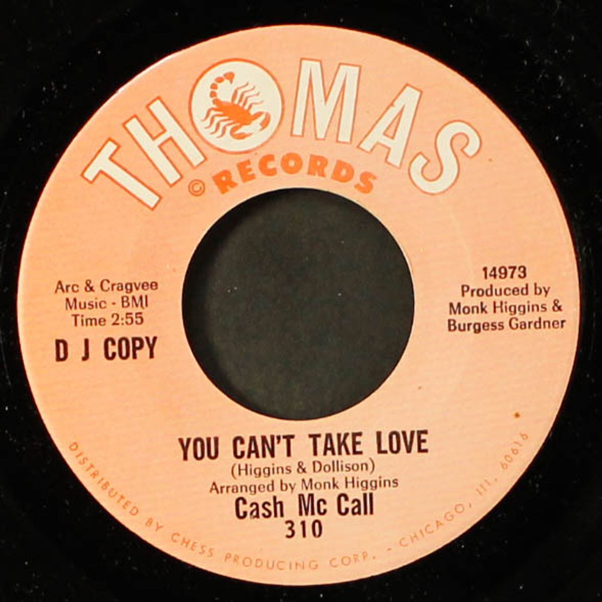 you can't take love / blank by CASH MCCALL