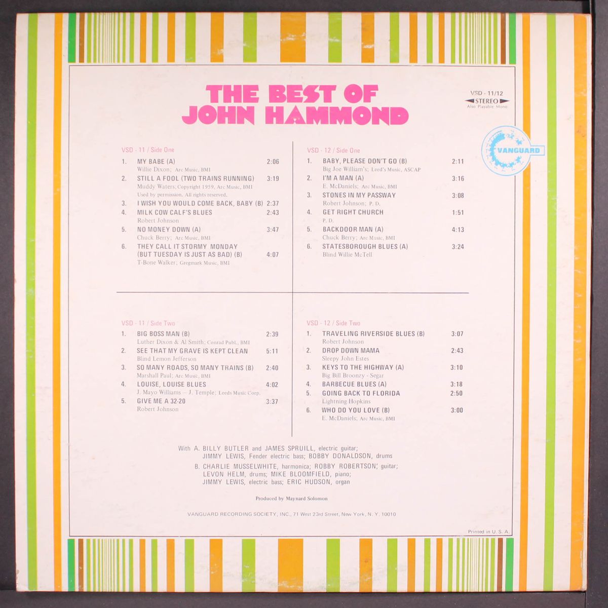 best of by JOHN HAMMOND