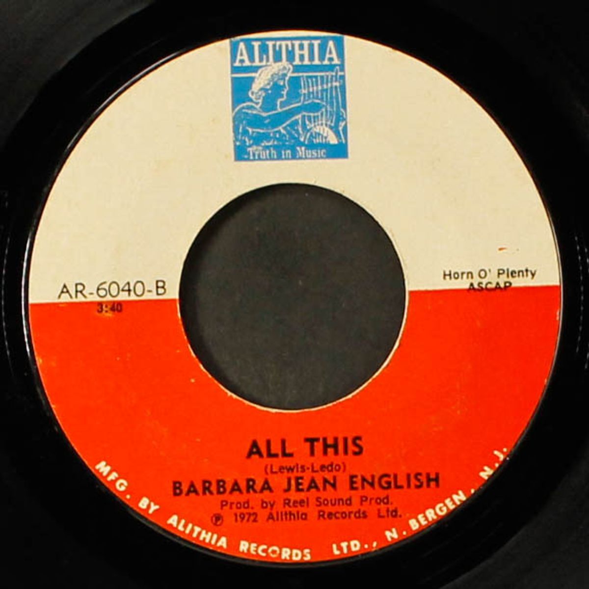 i'm living a lie / all this by BARBARA JEAN ENGLISH