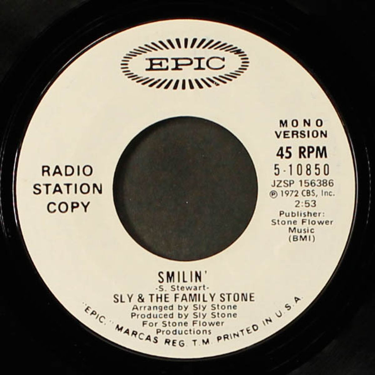 smilin' / mono by SLY & FAMILY STONE