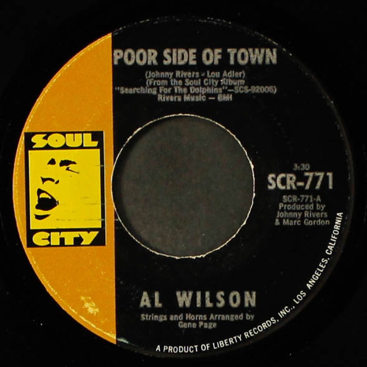 poor side of town / the dolphins by AL WILSON