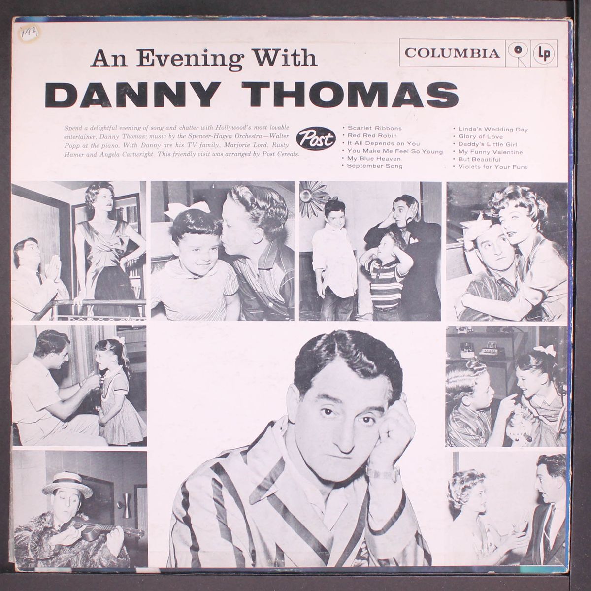 an evening with by DANNY THOMAS