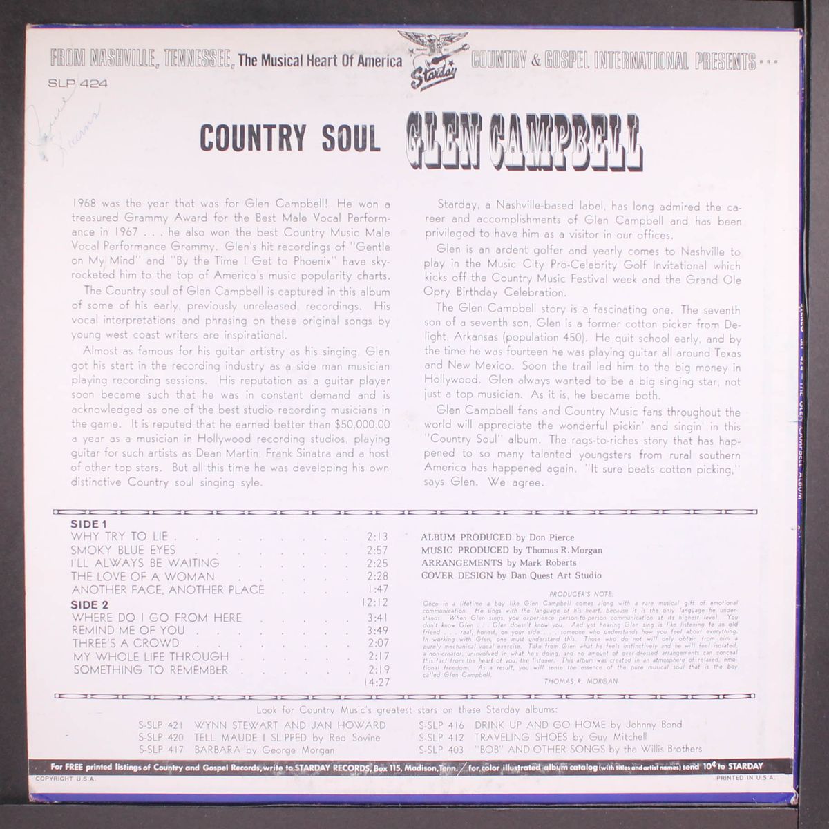 country soul by GLEN CAMPBELL