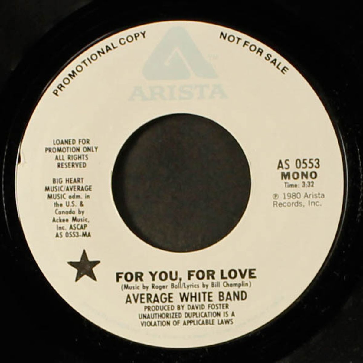 for you, for love / mono by AVERAGE WHITE BAND