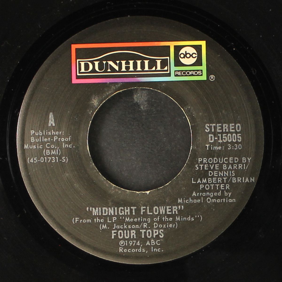 midnight flower / all my love by FOUR TOPS