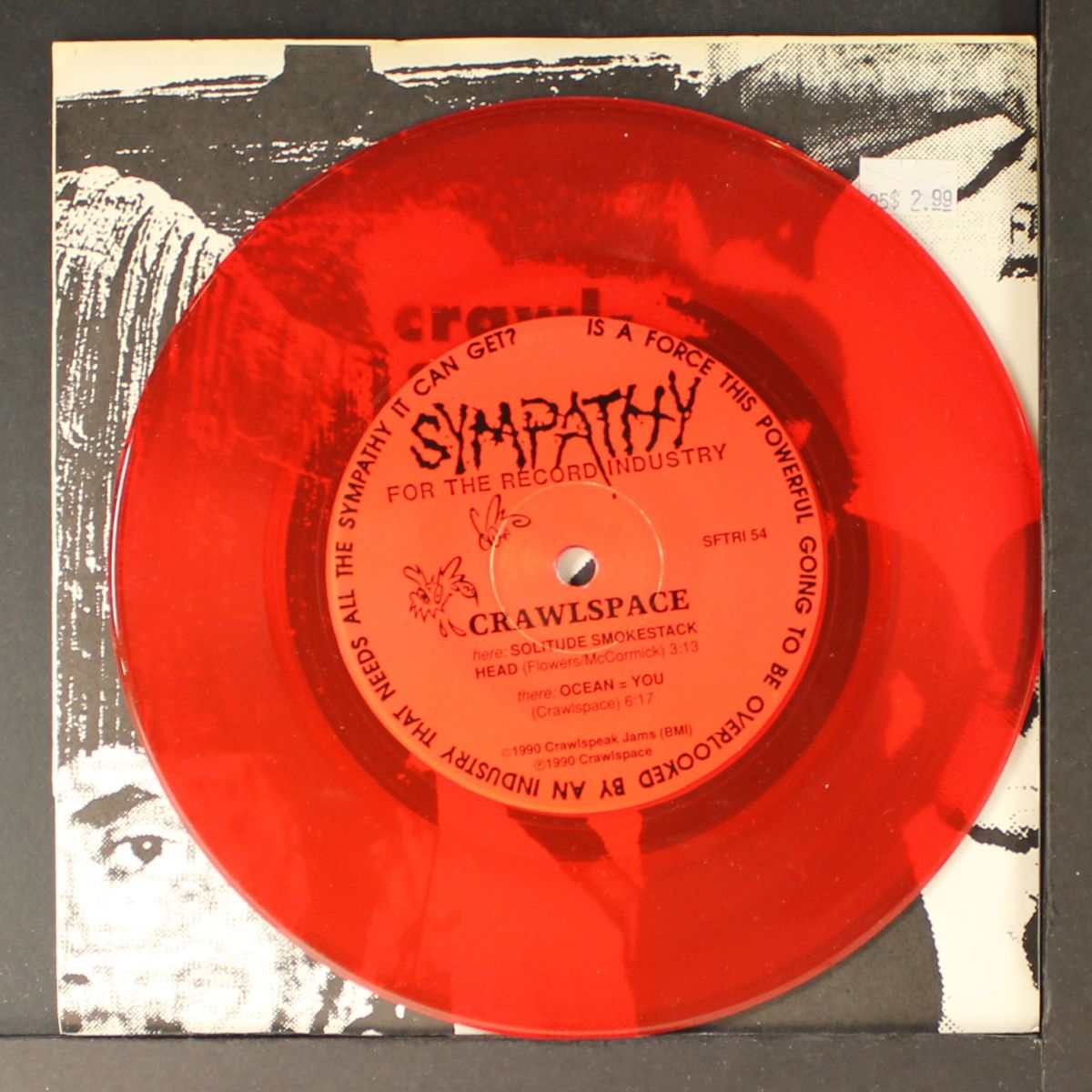 solitude smokestack head / ocean by CRAWLSPACE