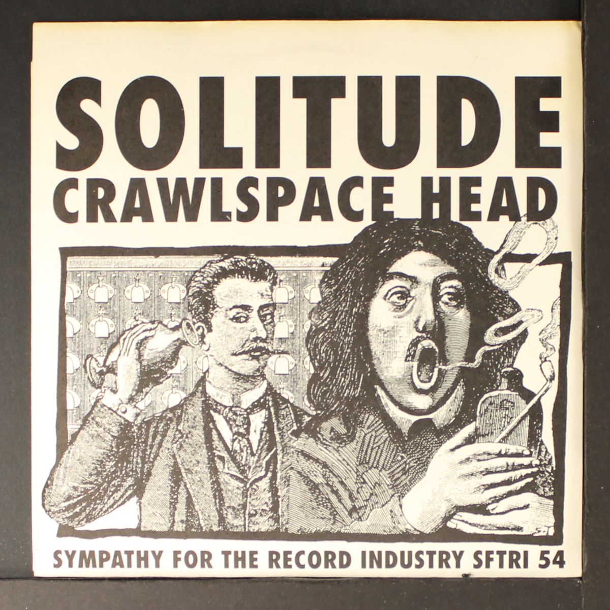 solitude smokestack head / ocean by CRAWLSPACE