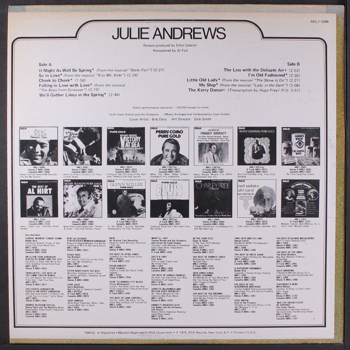 julie andrews by JULIE ANDREWS