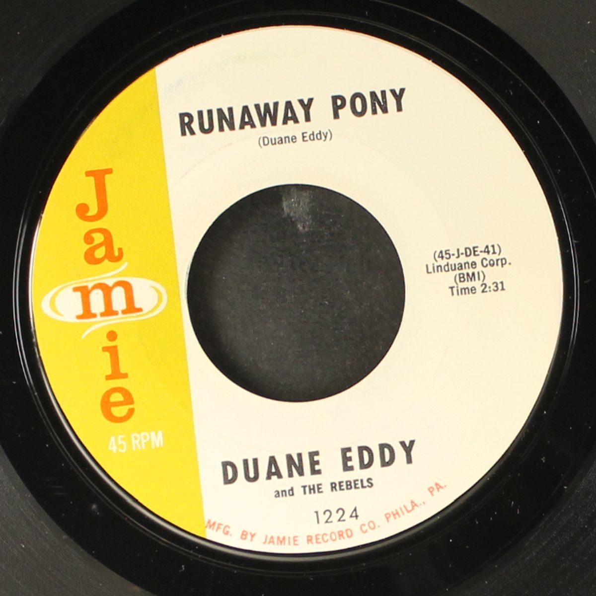runaway pony by DUANE EDDY