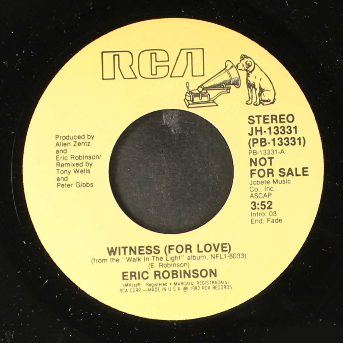 witness (for love) / mono by ERIC ROBINSON