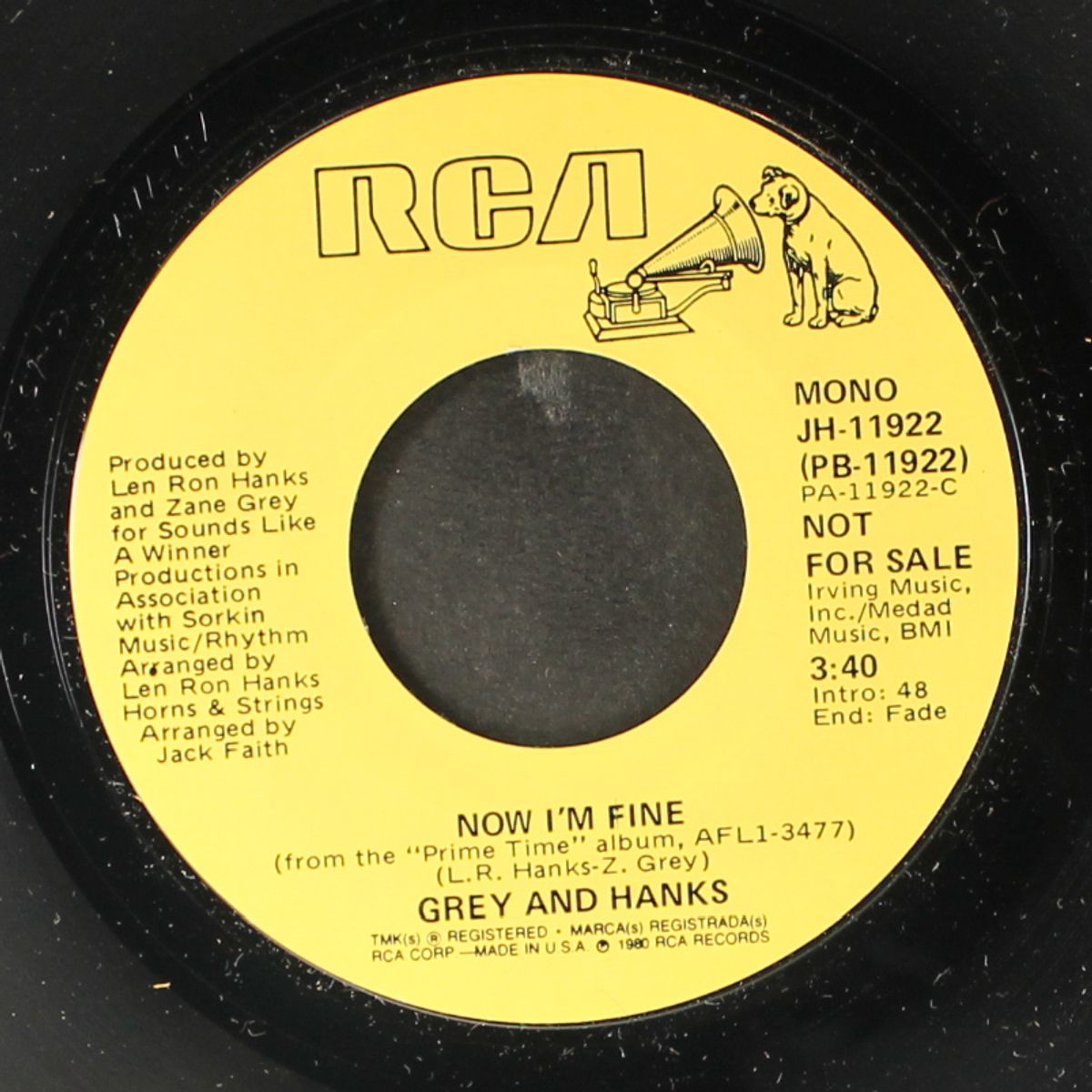 now i'm fine / mono by GREY & HANKS