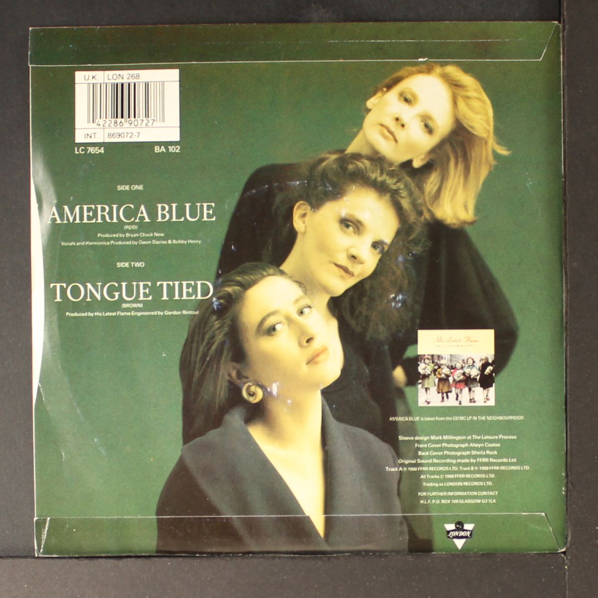 america blue / tongue tied by HIS LATEST FLAME