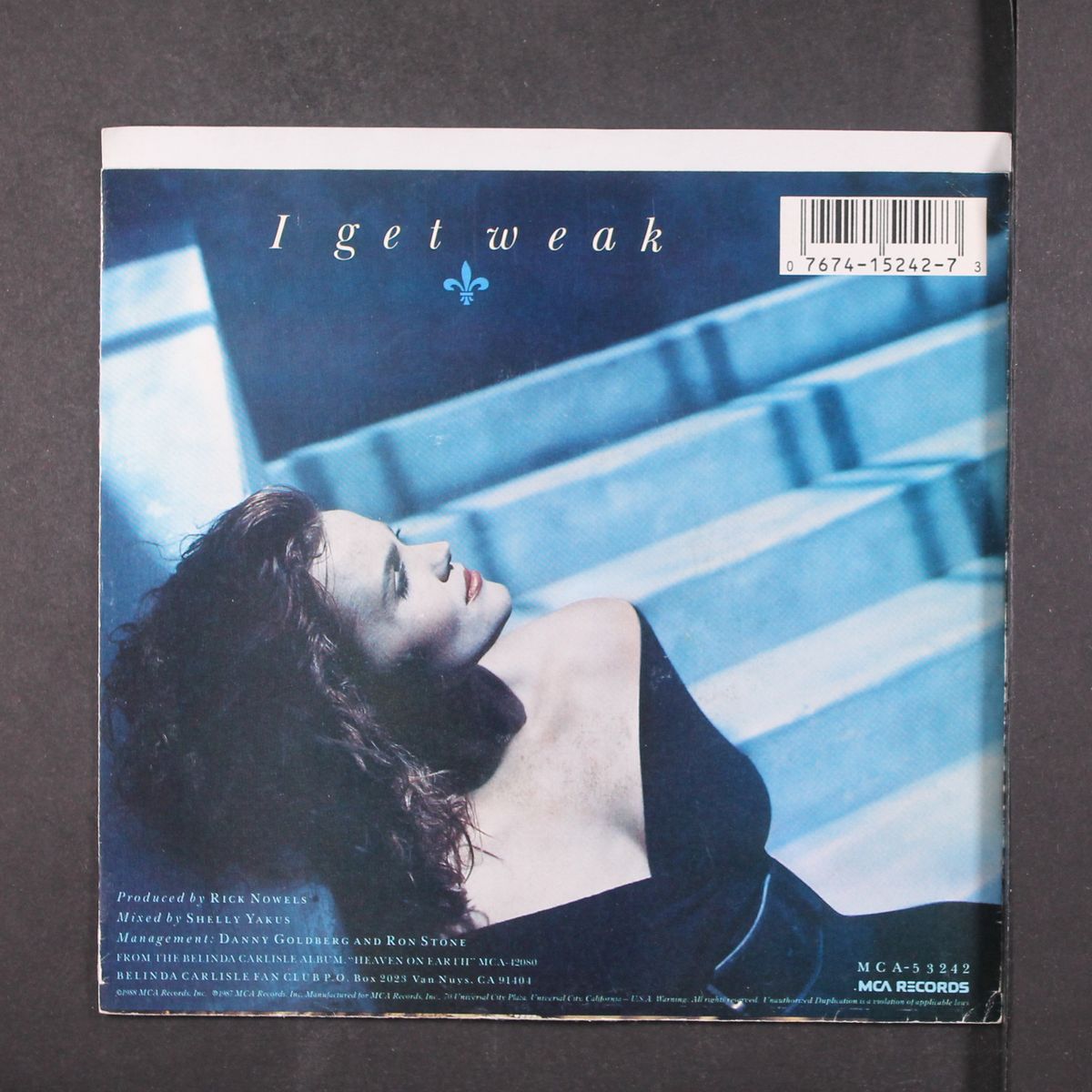i get weak by BELINDA CARLISLE