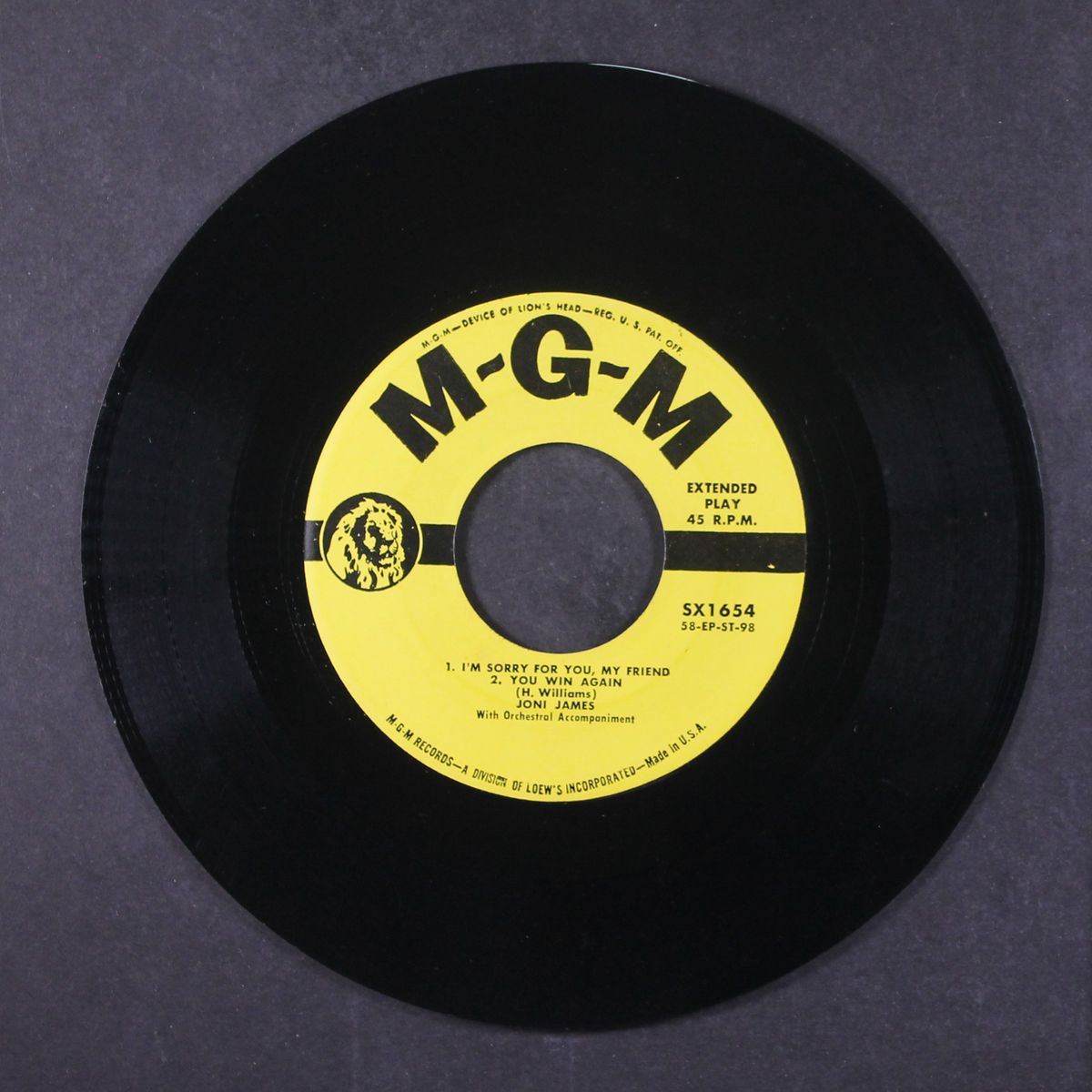 sings songs of hank williams, vol. 3 by JONI JAMES