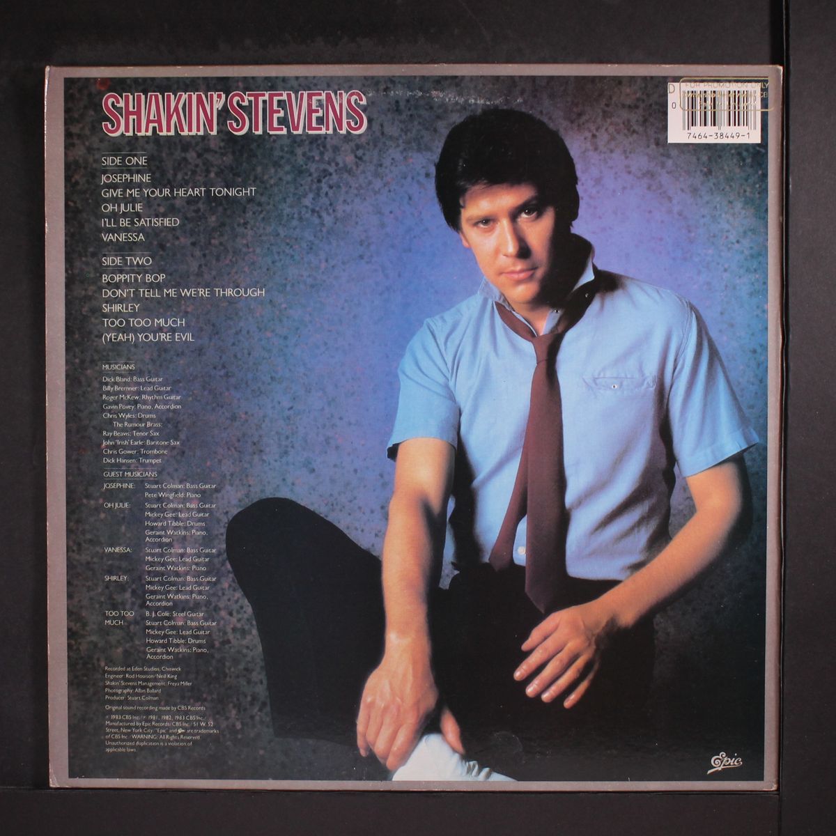 give me your heart tonight by SHAKIN' STEVENS