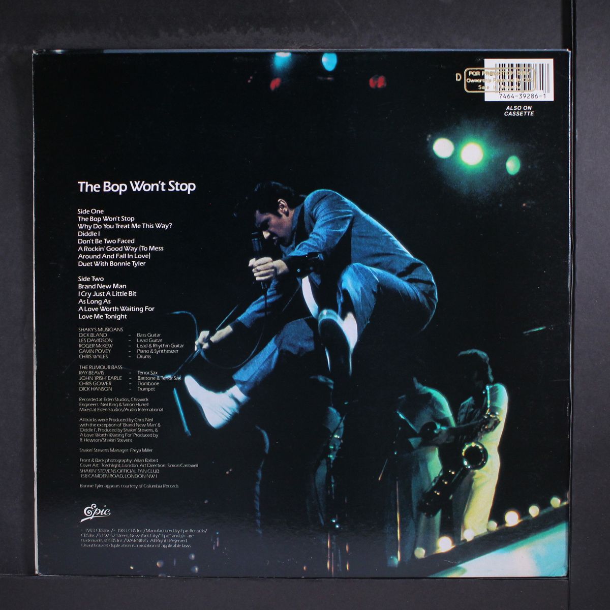 the bop won't stop by SHAKIN' STEVENS