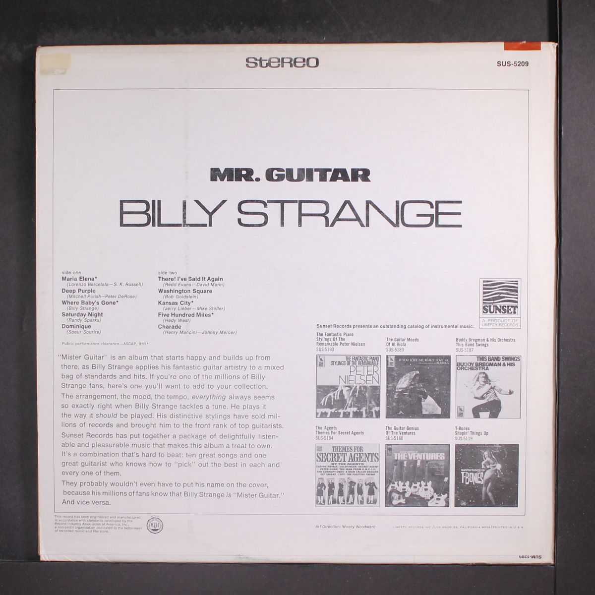 mr. guitar by BILLY STRANGE