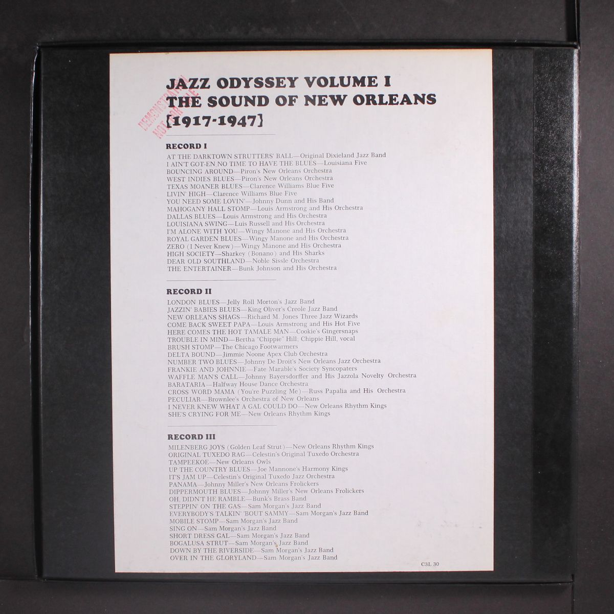jazz odyssey, vol. 1; the sound of new orleans by VARIOUS