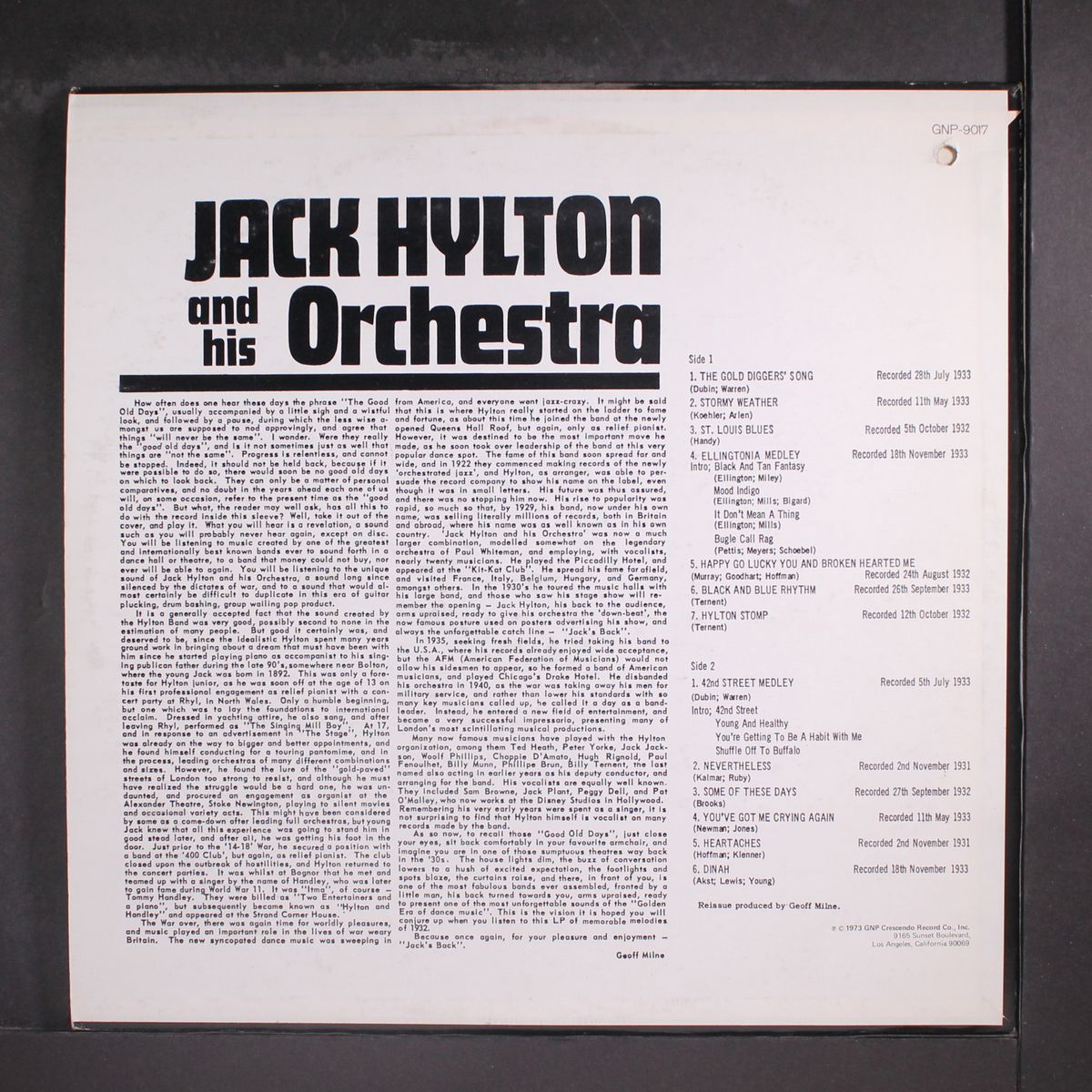 and his orchestra by JACK HYLTON