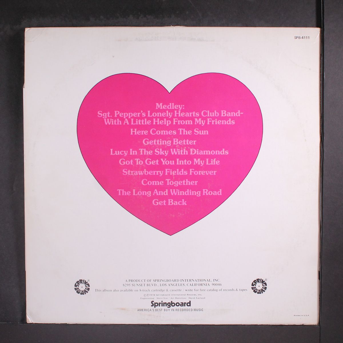 sgt. pepper's lonely hearts club band by ABBEY ROAD '78