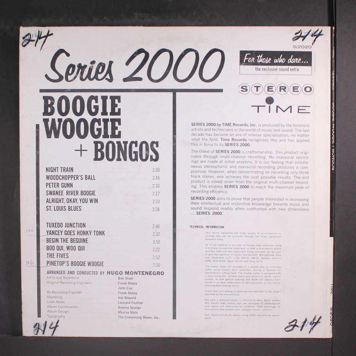 boogie woogie & bongos by HUGO MONTENEGRO
