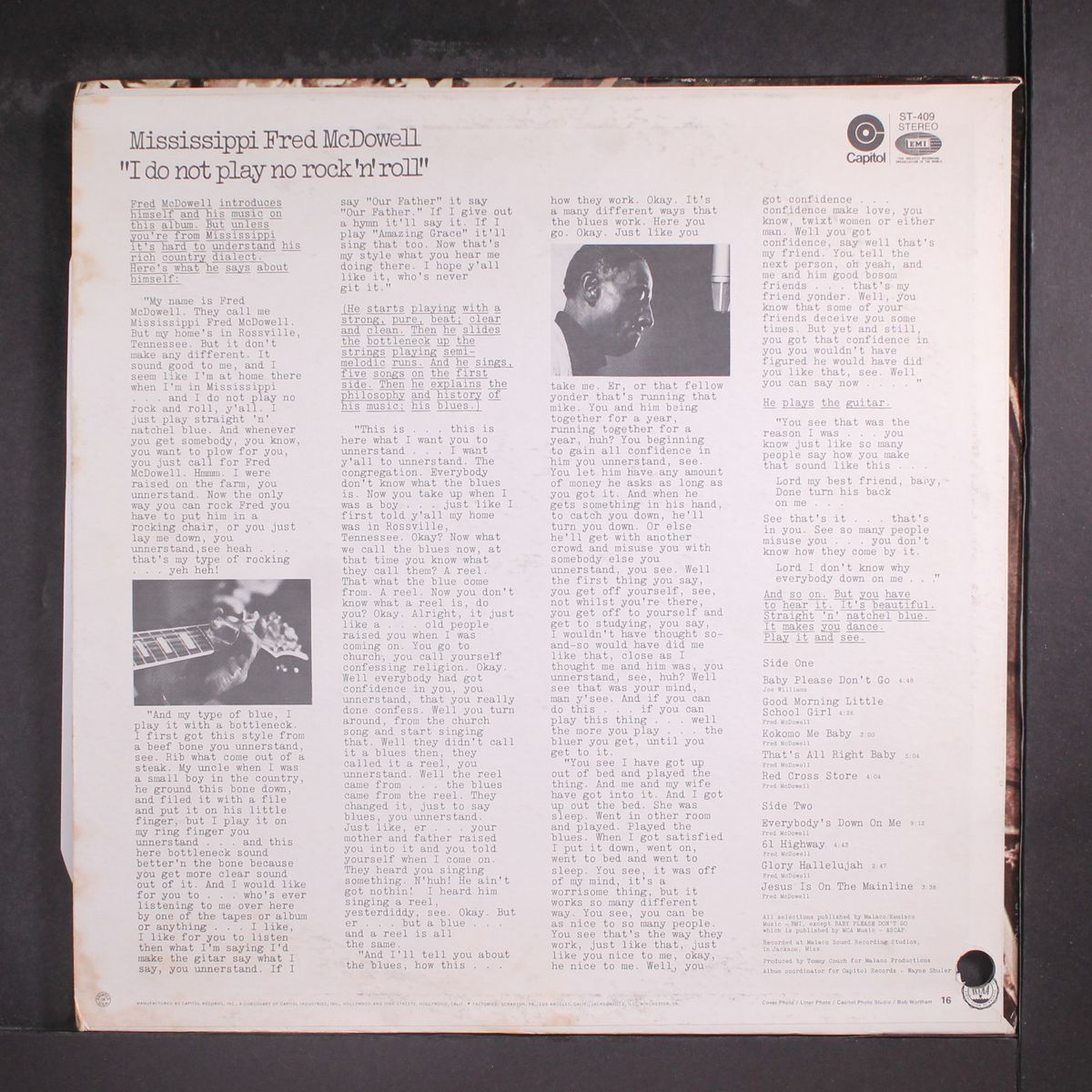 i do not play no rock n' roll by MISSISSIPPI FRED MCDOWELL