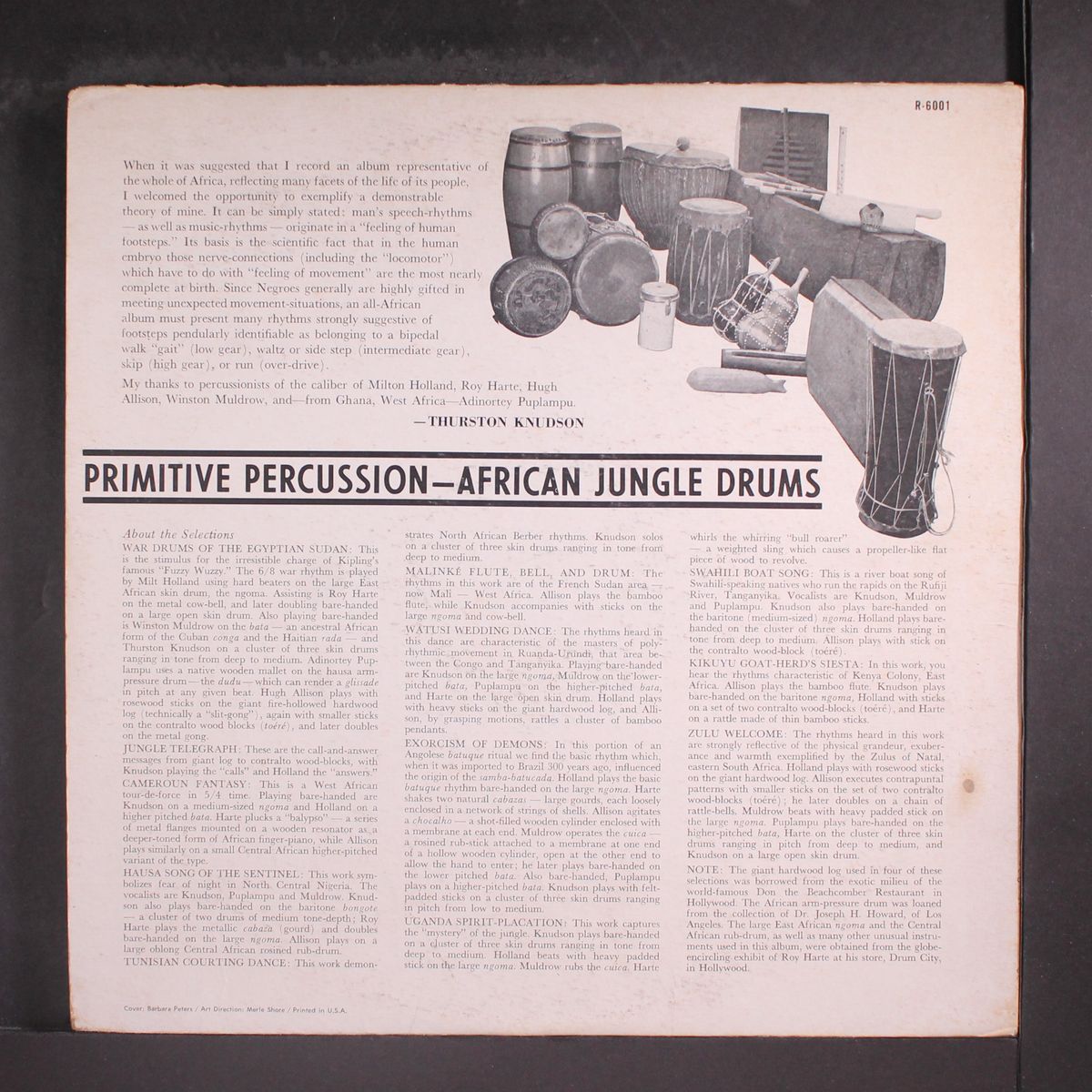 primitve percussion by THURSTON KNUDSON