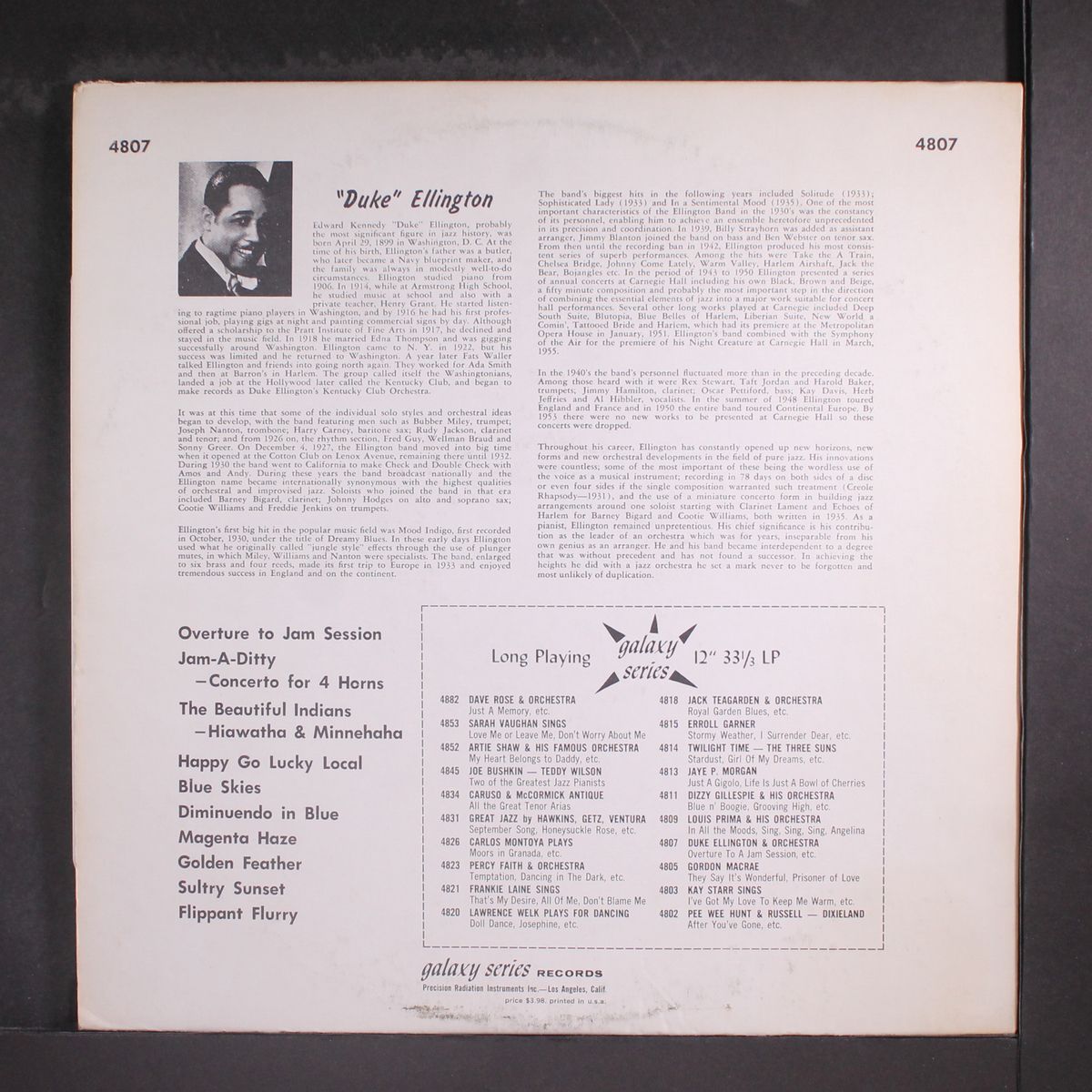duke ellington by DUKE ELLINGTON