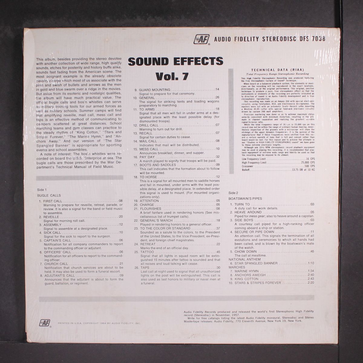 sound effects vol. 7 by NO ARTIST