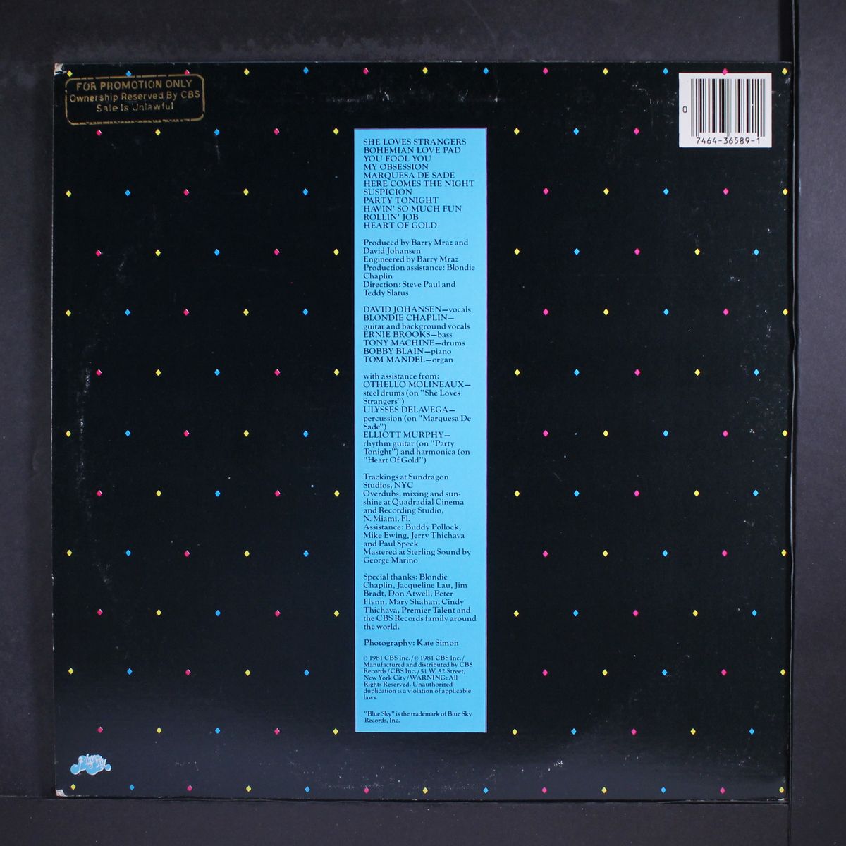 here comes the night by DAVID JOHANSEN