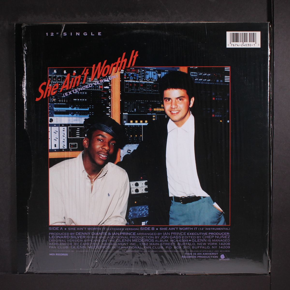 she ain't worth it / instro by GLENN MEDEIROS