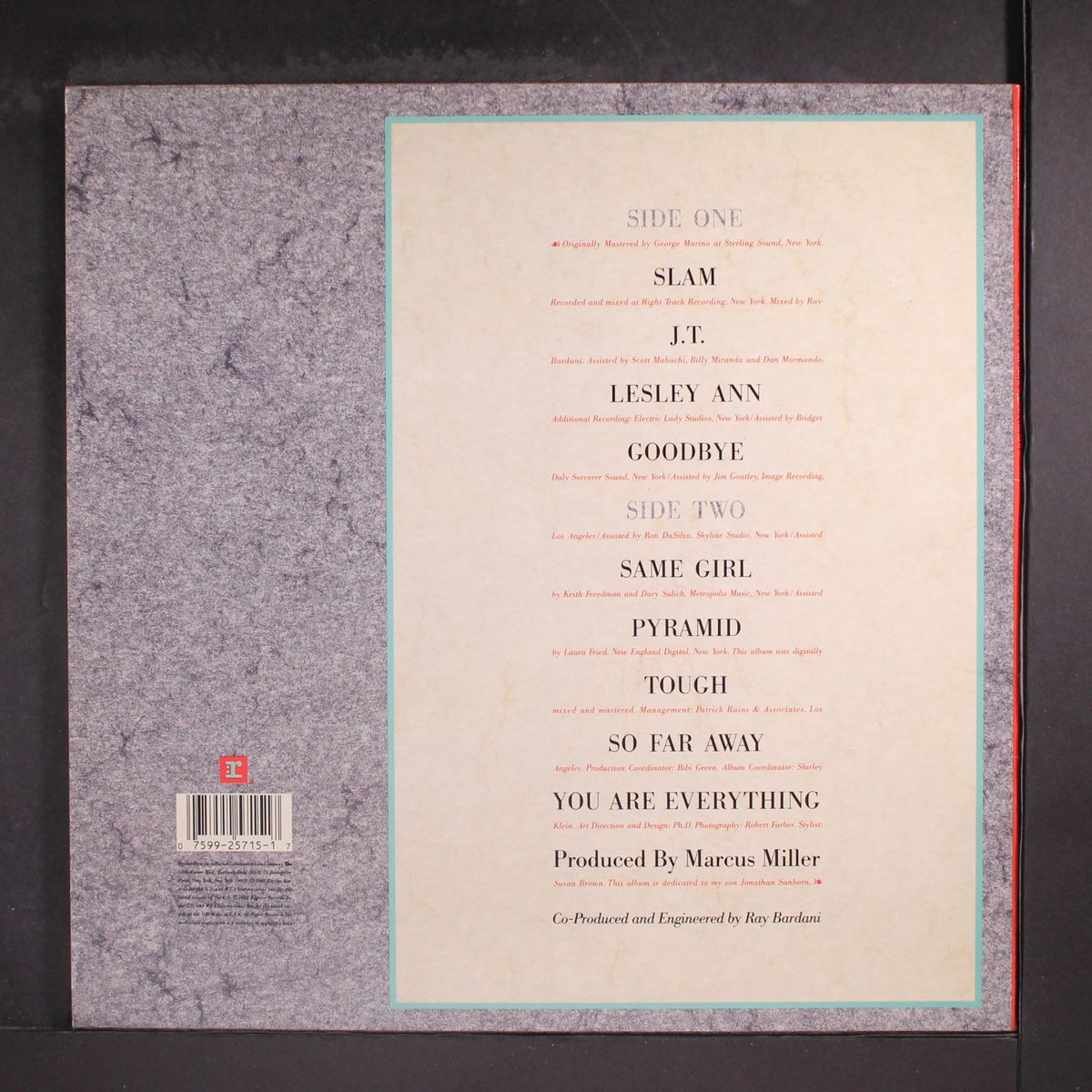 close-up by DAVID SANBORN