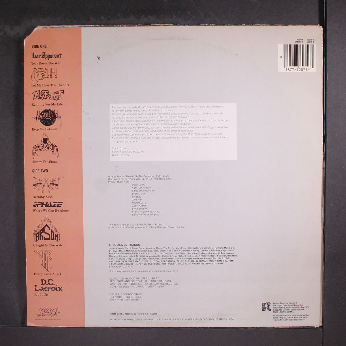 pacific metal project by VARIOUS